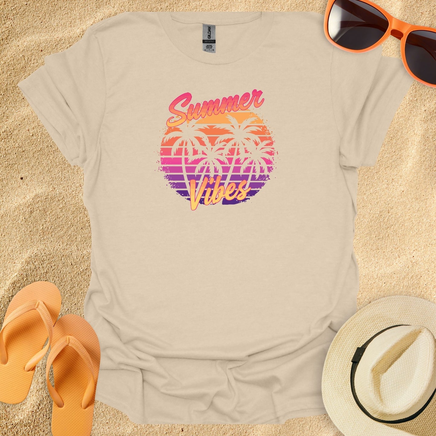 Summer Vibes Retro Sunset