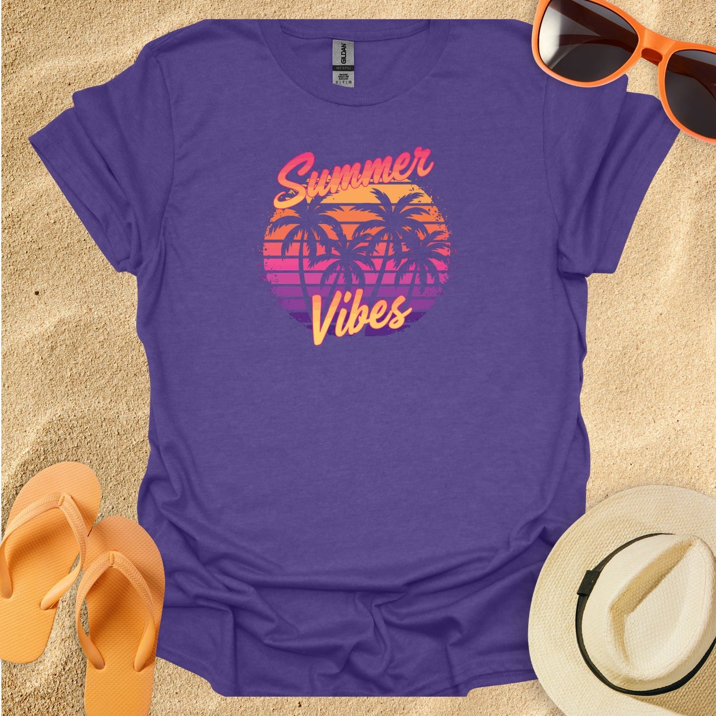 Summer Vibes Retro Sunset