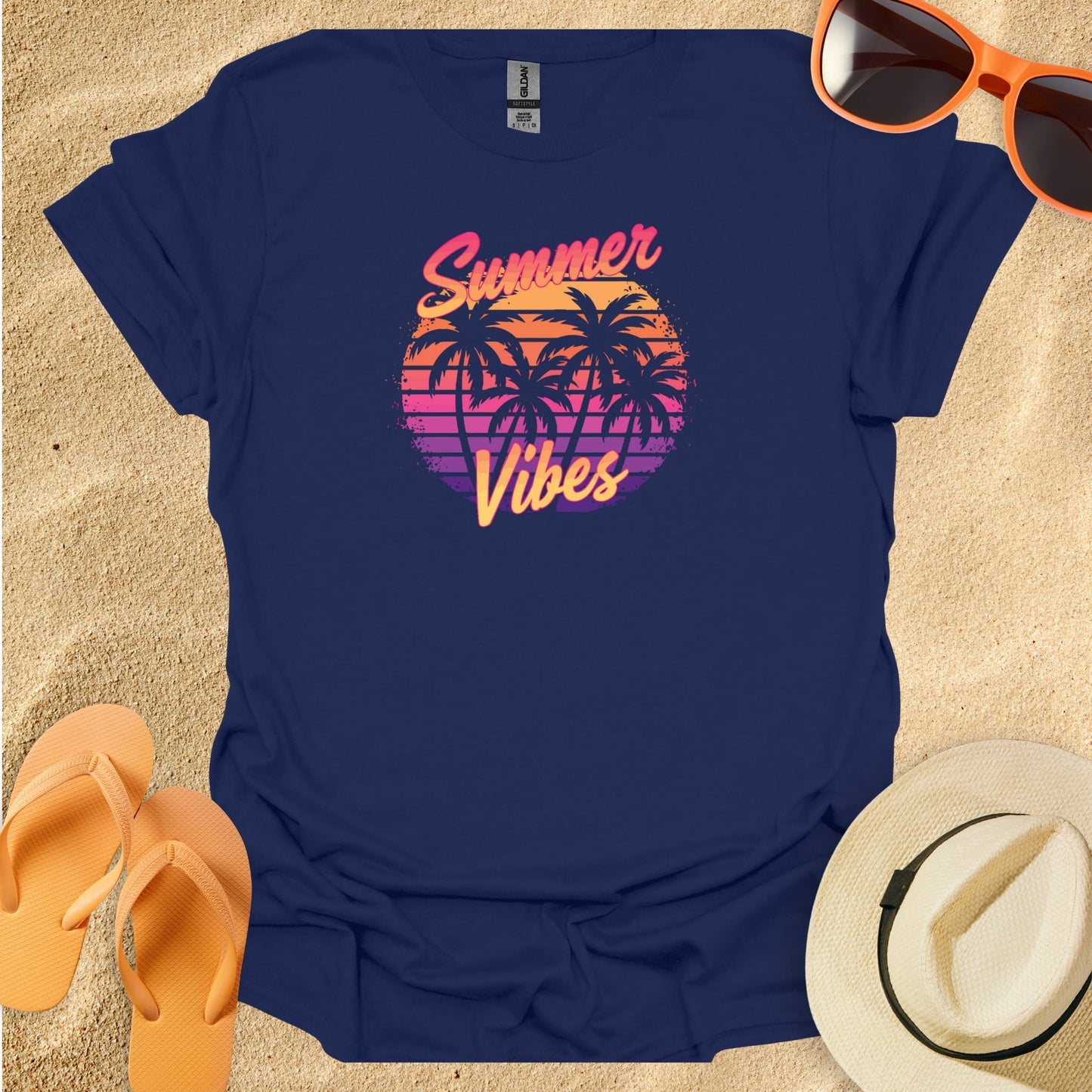 Summer Vibes Retro Sunset