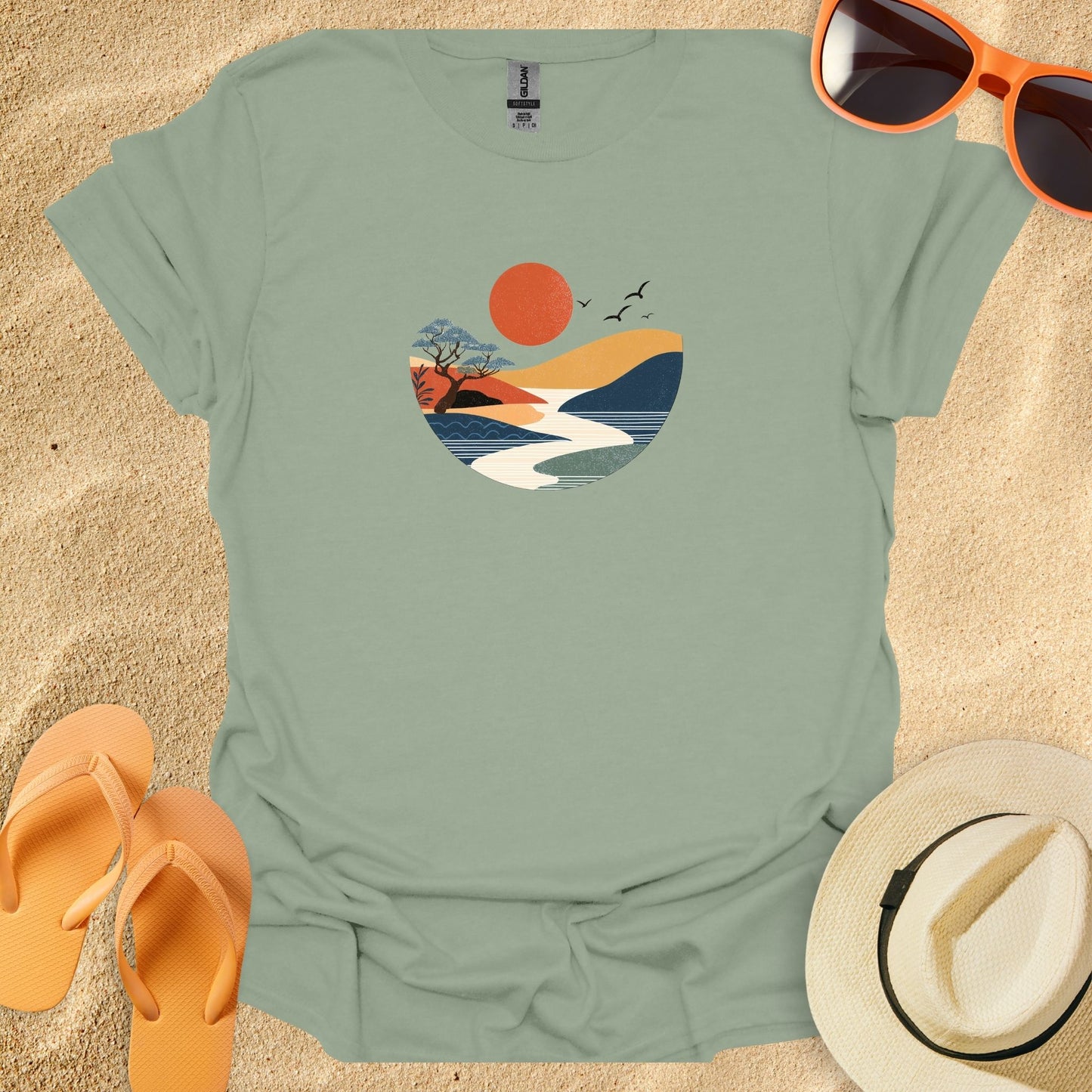 Japanese Folk Sunrise