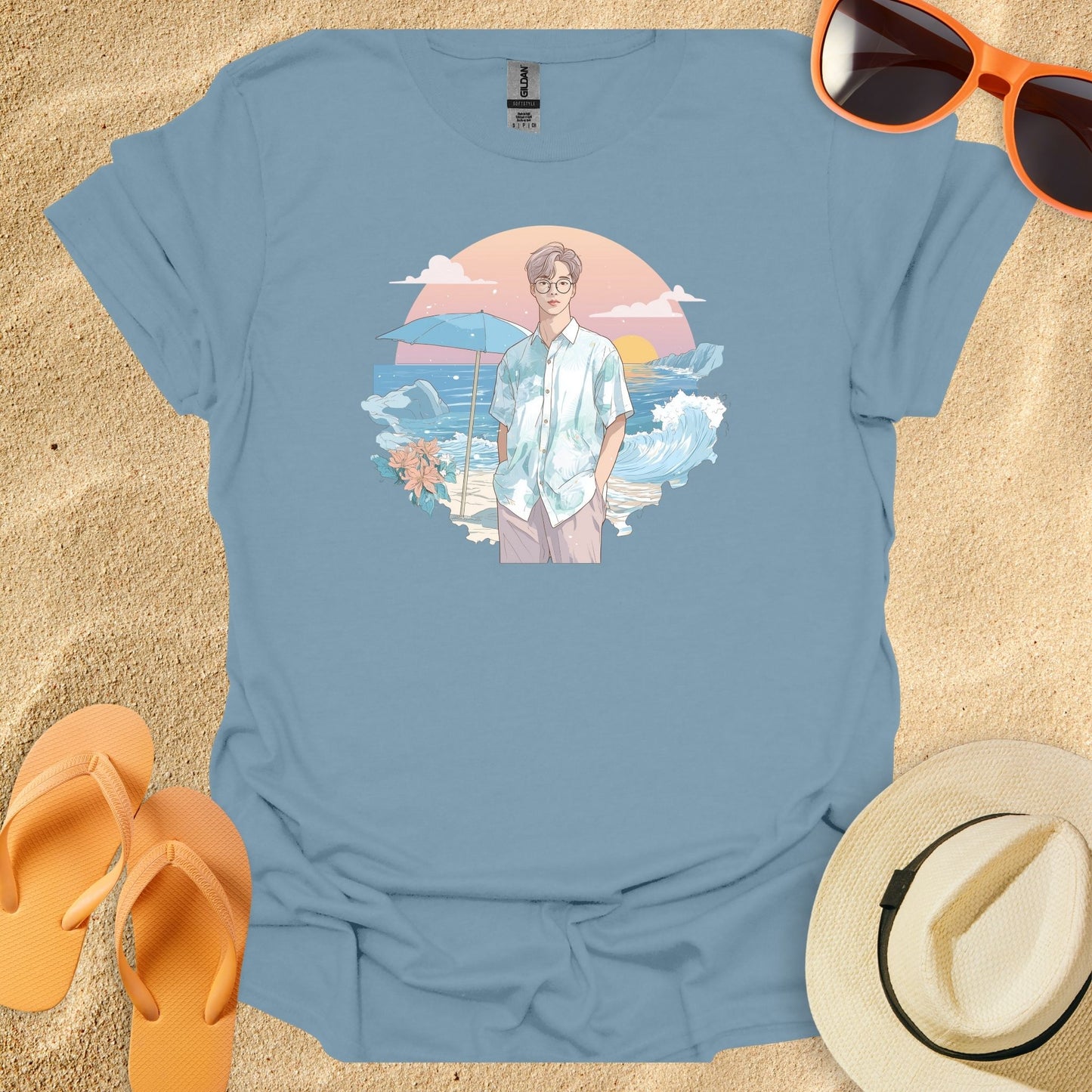 Man On Beach