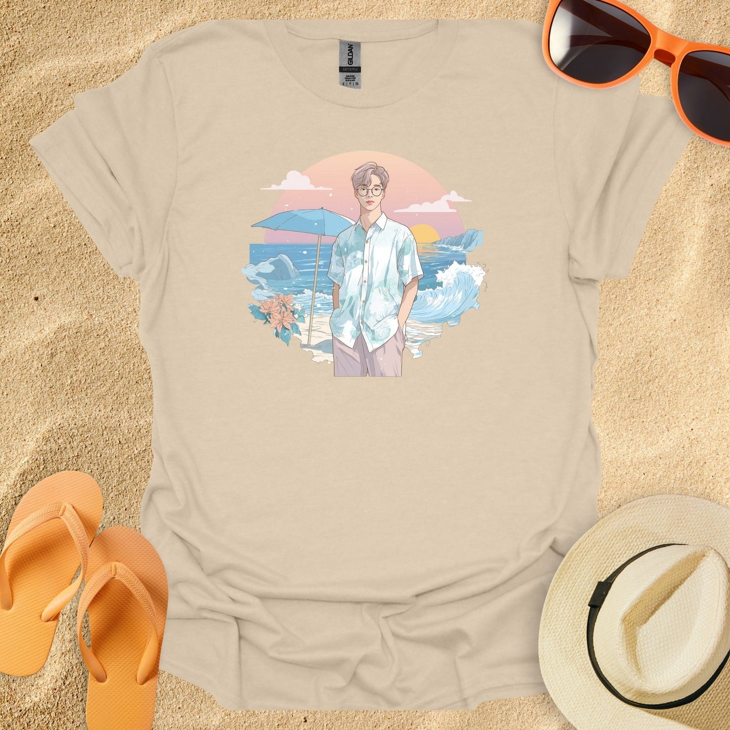 Man On Beach
