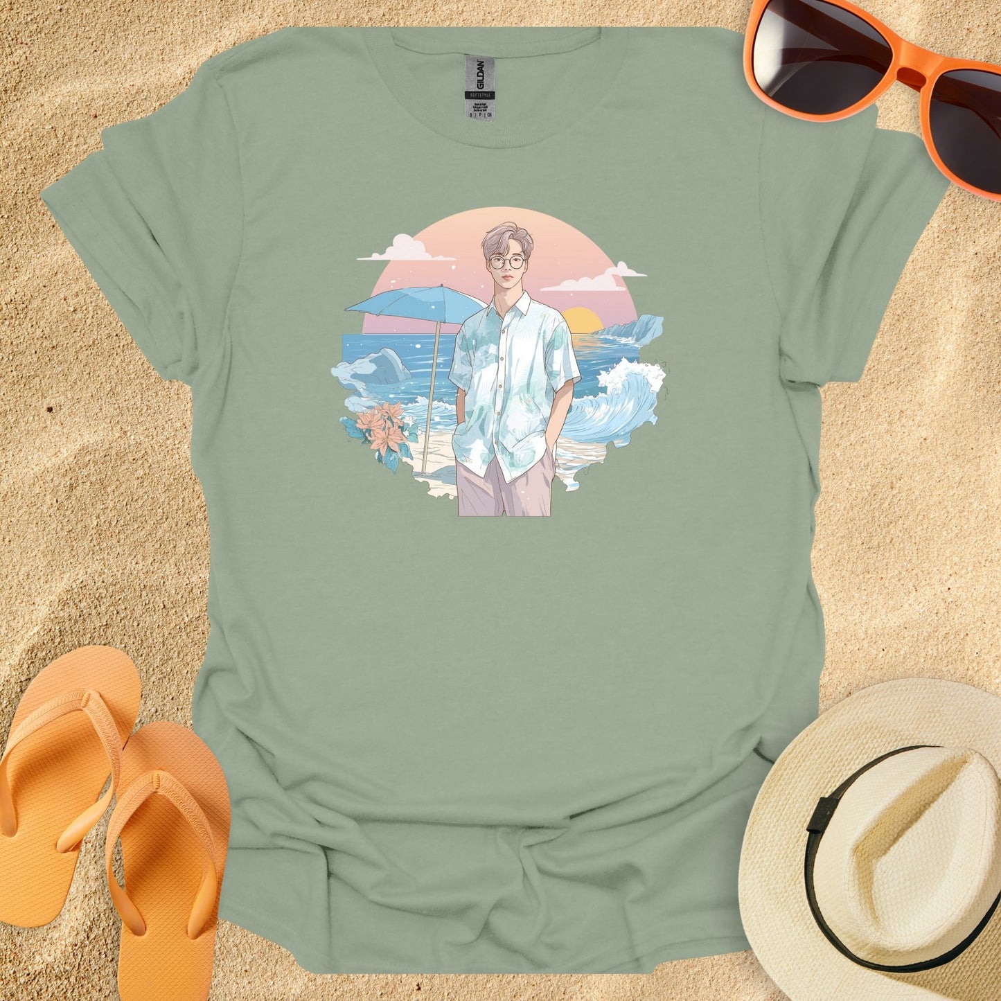 Man On Beach