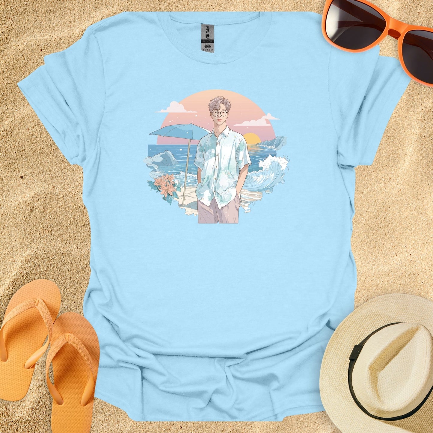 Man On Beach