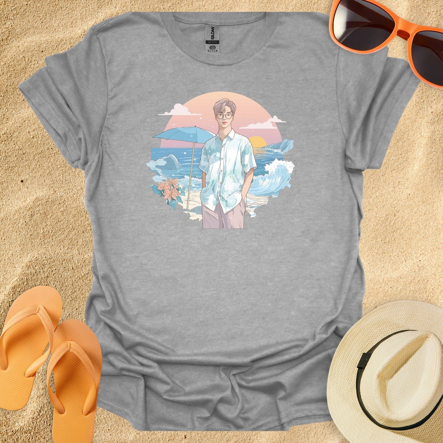 Man On Beach