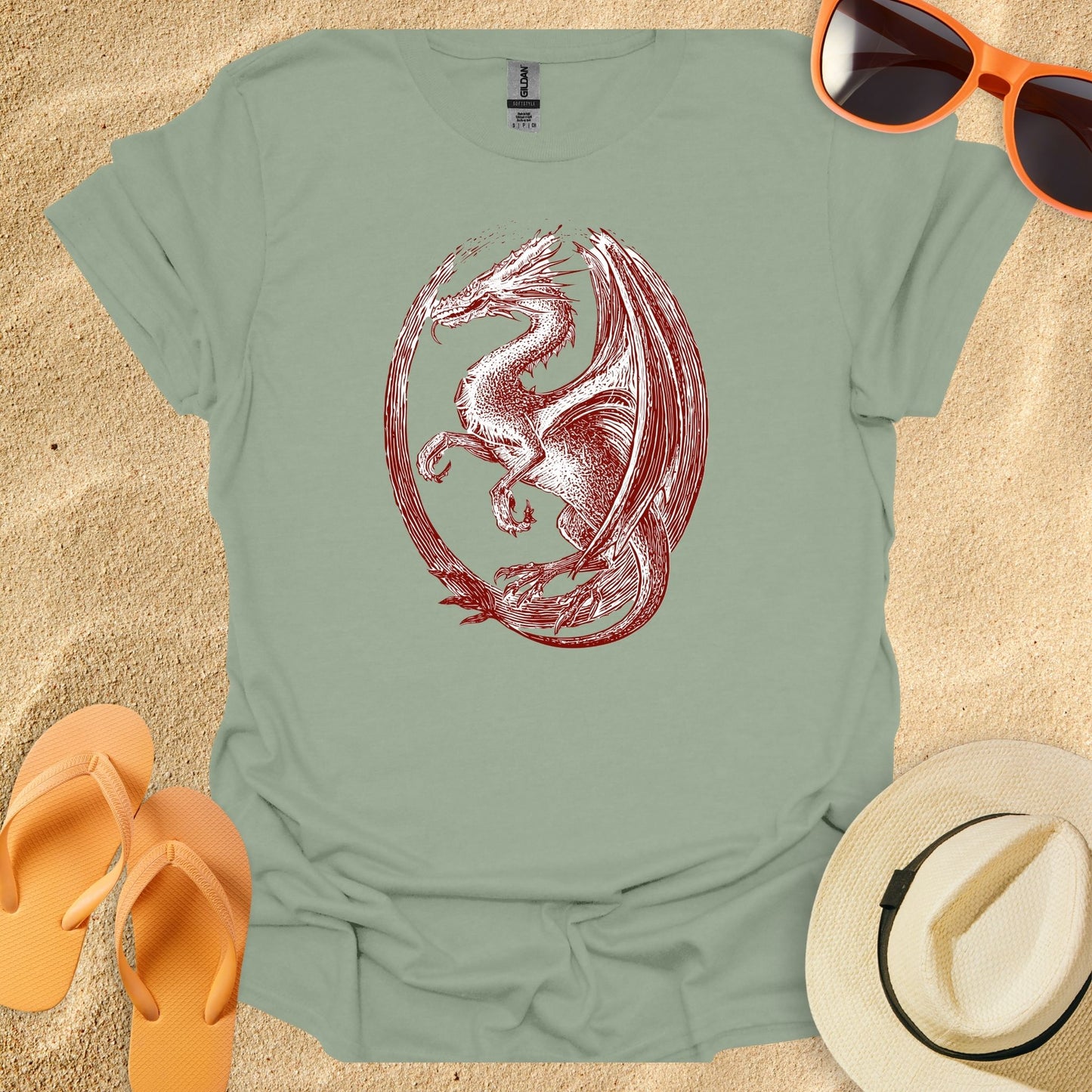 Woodcut Dragon