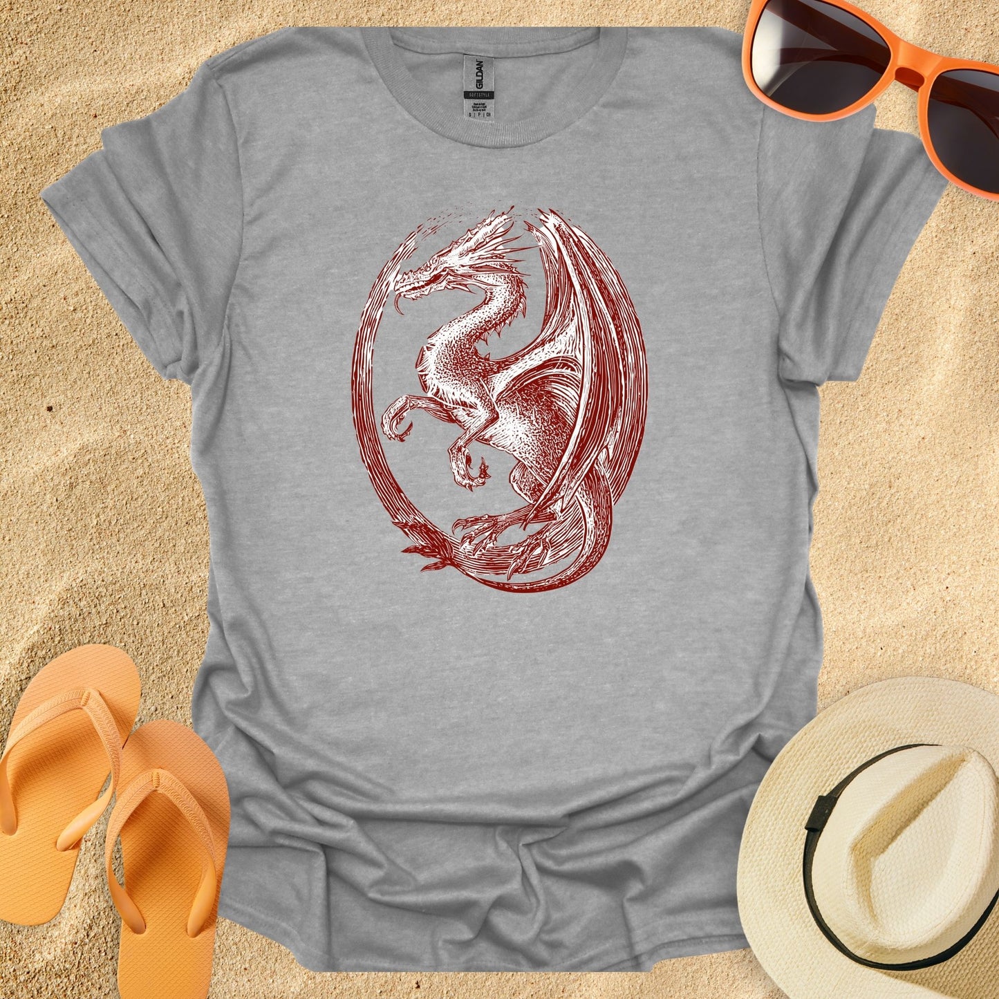 Woodcut Dragon