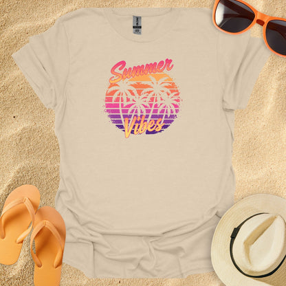 Summer Vibes Retro Sunset