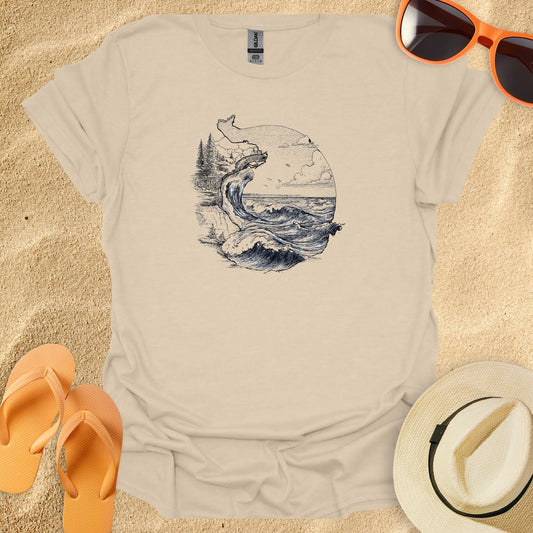 Ocean Line Art
