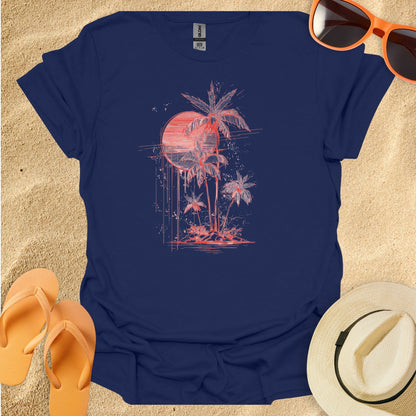 Palms Line Art
